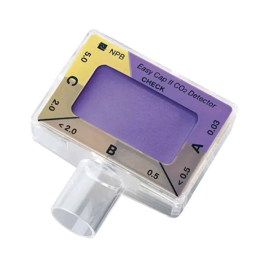 Adult - Easy Cap End Tidal Colorimetric Co2 Detector
