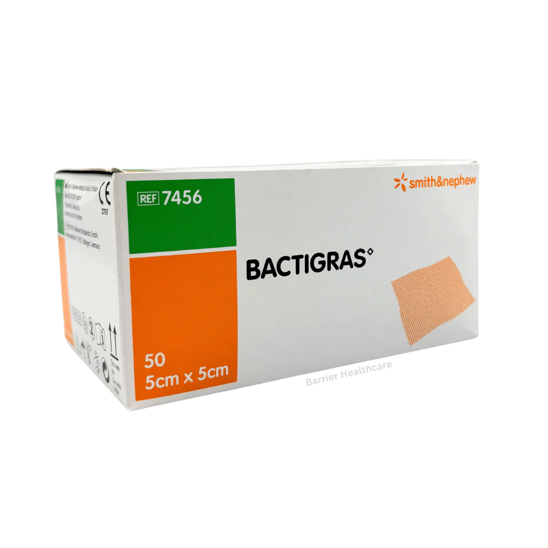Bactigras Paraffin Gauze Dressing 5 x 5cm