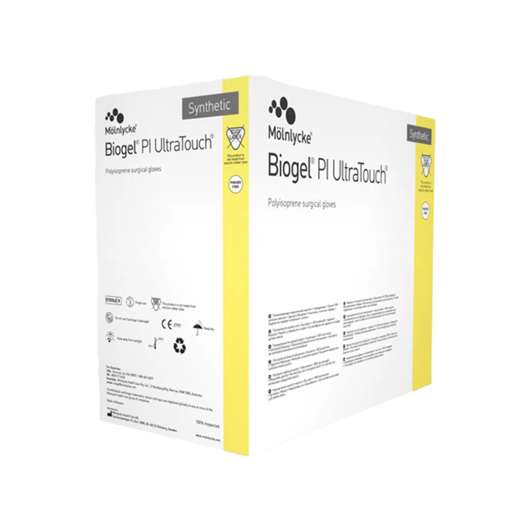 Biogel PI Ultra Touch Synthetic Gloves Yellow (7.0 - 8.5)
