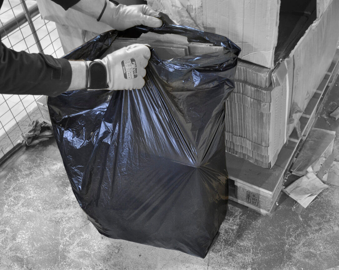 90 Ltr Black Medium Duty Refuse Sacks