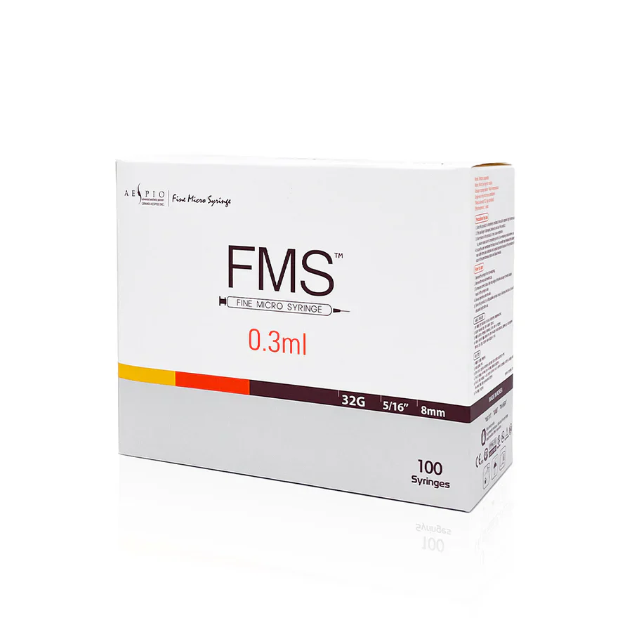 FMS Micro Syringe 32G x 0.3ml - 8mm