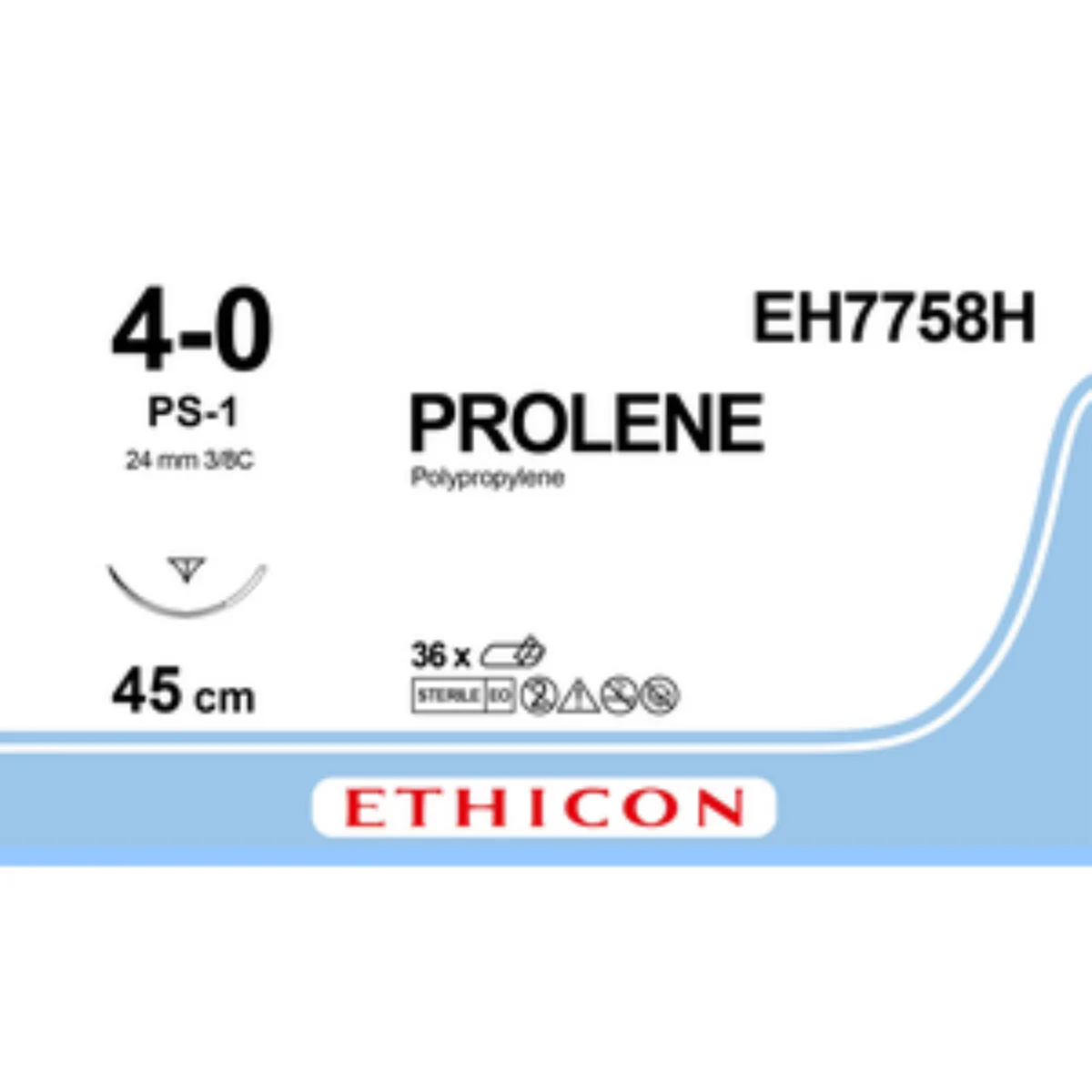 Prolene Suture 18" (45cm) 4/0 Blue
