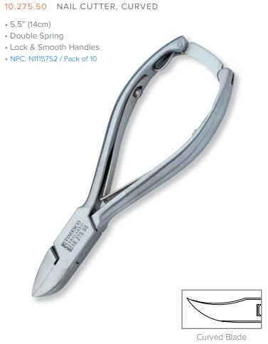 Timesco Nail Cutter 5.5" (14cm) Curved