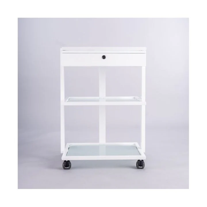 White Beauty Trolley With Drawer - Image 3